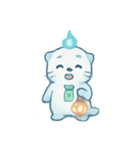 幽霊ラッコの灯籠流し（個別スタンプ：13）