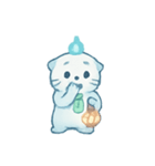 幽霊ラッコの灯籠流し（個別スタンプ：14）