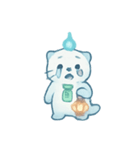 幽霊ラッコの灯籠流し（個別スタンプ：16）