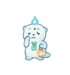 幽霊ラッコの灯籠流し（個別スタンプ：18）