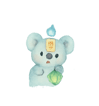 幽霊コアラ灯籠漂い（個別スタンプ：3）