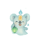 幽霊コアラ灯籠漂い（個別スタンプ：4）