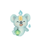 幽霊コアラ灯籠漂い（個別スタンプ：8）