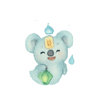 幽霊コアラ灯籠漂い（個別スタンプ：22）