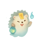 幽霊ハリネズミ灯籠ゆらり（個別スタンプ：3）