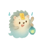 幽霊ハリネズミ灯籠ゆらり（個別スタンプ：5）