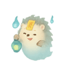 幽霊ハリネズミ灯籠ゆらり（個別スタンプ：17）