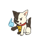 陰陽いぬの霊界パトロール（個別スタンプ：10）