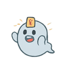 まるまるブルーゴースト登場（個別スタンプ：1）