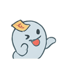 まるまるブルーゴースト登場（個別スタンプ：6）