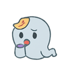 まるまるブルーゴースト登場（個別スタンプ：18）