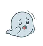 まるまるブルーゴースト登場（個別スタンプ：25）