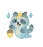 幽霊アライグマの灯籠散歩（個別スタンプ：5）