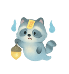 幽霊アライグマの灯籠散歩（個別スタンプ：6）