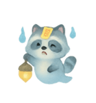 幽霊アライグマの灯籠散歩（個別スタンプ：7）