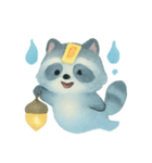 幽霊アライグマの灯籠散歩（個別スタンプ：8）