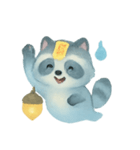 幽霊アライグマの灯籠散歩（個別スタンプ：9）