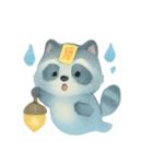 幽霊アライグマの灯籠散歩（個別スタンプ：13）