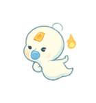おばけベビーの夜のおさんぽ（個別スタンプ：1）