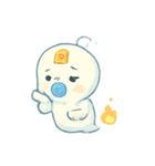 おばけベビーの夜のおさんぽ（個別スタンプ：3）