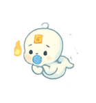 おばけベビーの夜のおさんぽ（個別スタンプ：6）