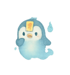幽霊ペンギン灯籠散歩（個別スタンプ：3）