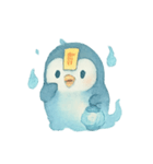 幽霊ペンギン灯籠散歩（個別スタンプ：4）