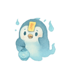幽霊ペンギン灯籠散歩（個別スタンプ：6）