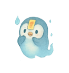 幽霊ペンギン灯籠散歩（個別スタンプ：7）
