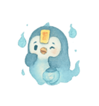 幽霊ペンギン灯籠散歩（個別スタンプ：8）