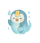 幽霊ペンギン灯籠散歩（個別スタンプ：10）