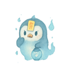 幽霊ペンギン灯籠散歩（個別スタンプ：11）