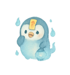 幽霊ペンギン灯籠散歩（個別スタンプ：15）