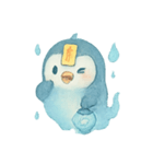 幽霊ペンギン灯籠散歩（個別スタンプ：23）