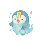 幽霊ペンギン灯籠散歩（個別スタンプ：24）