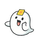 ちびぽちゃおばけの手振り劇場（個別スタンプ：7）