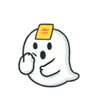 ちびぽちゃおばけの手振り劇場（個別スタンプ：11）
