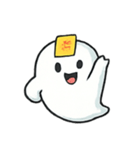 ちびぽちゃおばけの手振り劇場（個別スタンプ：12）