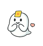 ちびぽちゃおばけの手振り劇場（個別スタンプ：13）