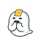 ちびぽちゃおばけの手振り劇場（個別スタンプ：17）