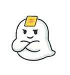 ちびぽちゃおばけの手振り劇場（個別スタンプ：19）