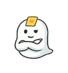 ちびぽちゃおばけの手振り劇場（個別スタンプ：21）