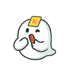 ちびぽちゃおばけの手振り劇場（個別スタンプ：23）