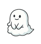 ちびぽちゃおばけの手振り劇場（個別スタンプ：24）