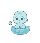 おばけベビー水盆あそび（個別スタンプ：4）