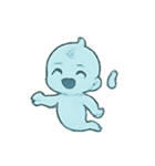 おばけベビー水盆あそび（個別スタンプ：7）