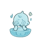 おばけベビー水盆あそび（個別スタンプ：12）