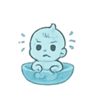 おばけベビー水盆あそび（個別スタンプ：18）