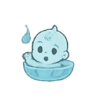 おばけベビー水盆あそび（個別スタンプ：21）