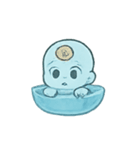 おばけベビー水盆あそび（個別スタンプ：22）